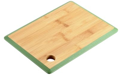 KESPER | Schneidbrett, Material: Bambus, Maße: 27 x 19 x 1,5 cm, Farbe: Braun, Grün | 58271