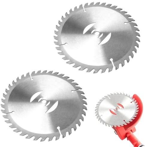 KUMSODE 2 Pièces Lame Dents Pour Débrousailleuse,Lame Coupe Bordure sans Fil Lame Debroussailleuse Electrique sans Fil, Lame Debrouissalleuses