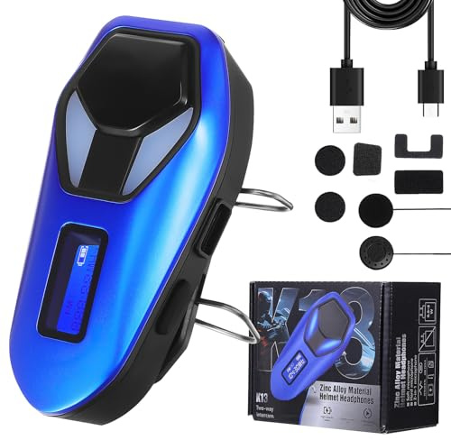 LOEFLIFA Auriculares para Motocicleta Altavoz Llamada Inalámbrica Auriculares para Motocicleta Inalámbricos para Casco De Ciclismo para Ciclismo