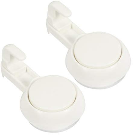 Healvian Ganci a Ventosa per Bagno 2 Pezzi Ganci da Parete senza Foratura Robusti per Asciugamani e Accessori Adatti per Cucina Camera e Garage