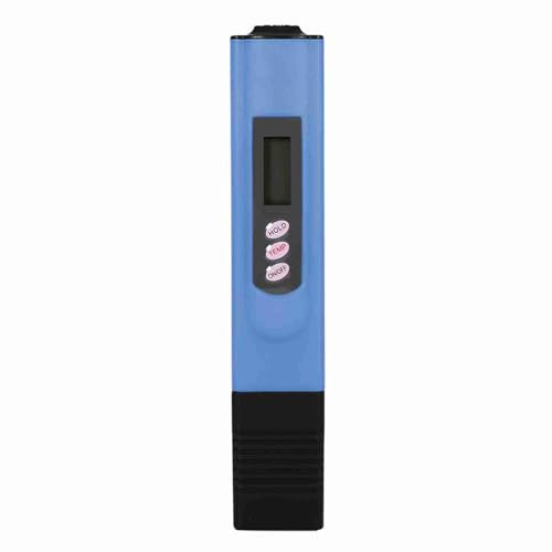 Digital TDS Messgerät Wasserqualität Tester, Handheld TDS Meter Tester mit LCD Anzeige Messbereich 0-9990ppm, Wassertester für Trinkwsser Schwimmbad Pool Aquarium Spas(Blau)