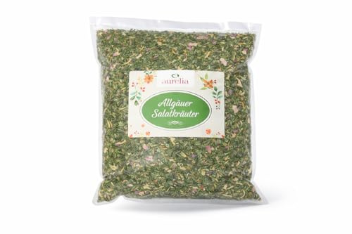 Aurelia Salatkräuter 200g – Bunte, getrocknete Kräutermischung für Salate, Dressings & Brot – Ohne Zusätze, glutenfrei