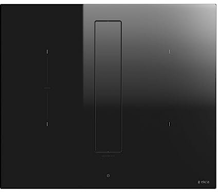 Elica; Placa inducción con extractor integrado NIKOLATESLA FIT BL/A/60; Couleur : vidrio negro
