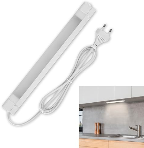 REV Z300 - Lámpara led para armario (30 cm, 20.000 h, 4 W, 340 lm, 3000 K), color blanco