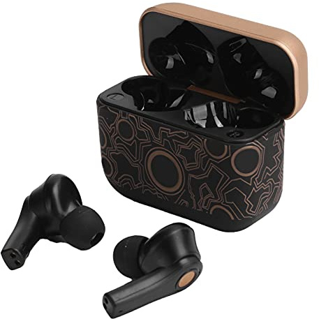 Dilwe TS 100 True Wireless Earbuds, Cuffie Bluetooth 5.0 con Controllo Tattile con Custodia di Ricarica Wireless, Cuffie con Riduzione del Rumore, Cuffie In-ear