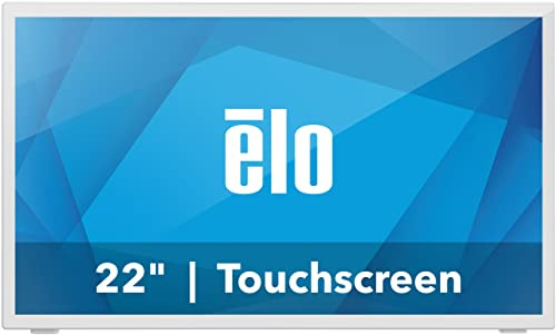 ELO 2270L – 22 Zoll Touchscreen Monitor mit Anti-Glare Glas – 10 Touch, 1920 x 1080, Weiß