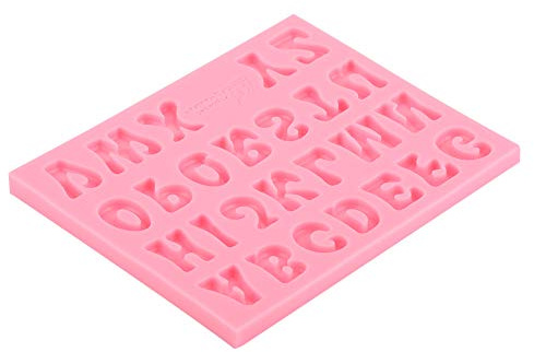 26 Letters Silicone Mold, Pink Alphabet Handmade DIY Mould Tool, for Handmade Chocolate, Candy, Soap