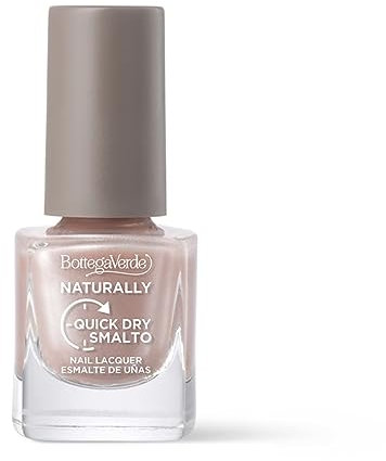 Bottega Verde - Smalto per Unghie, Naturally Quick Dry, 5 ml, Colore Rosa Seta