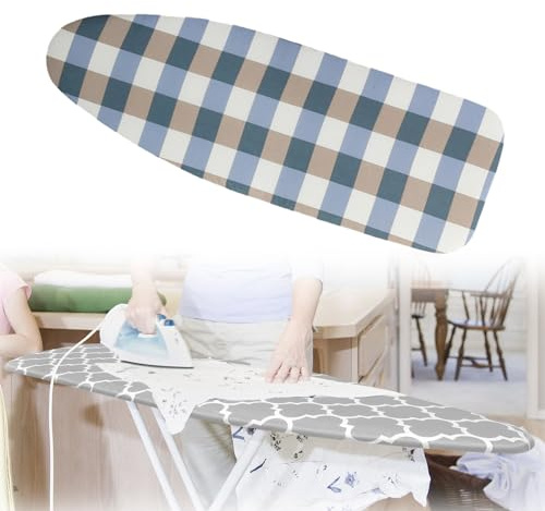 Copriasse Da Stiro 90x30cm 100x34cm 110x34cm 120x38cm, 100% Cotone Copertina Copertura Asse Da Stiro Per Stirare Facile E Veloce, Foderina Da Stiro Anti Bruciatura ( Color : B , Size : 13x39(34x100cm