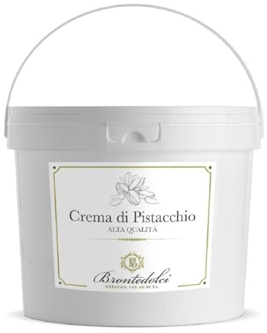 Crema de Pistacho dulce, 40% de los pistachos de Sicilia,1kg