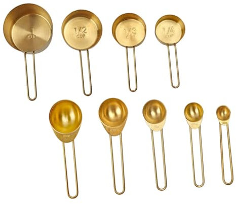 Zerodeko Tasses à Mesurer Ménagères Ensemble De Mesure Pratique Cuillères à Soupe Récipient Compact Facile à Ranger Embout Arrondi Usage Sécurisé