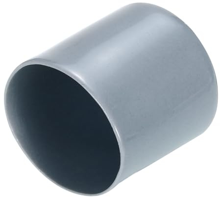 QUARKZMAN 20 Pcs Gummikappen 29mm für Gartenstühle Tischbeine Grau | Rohrstopfen Endkappe Rund Kappen Schutzkappen Pfostenkappe Abdeckkappen Zaunpfosten Endspitze Kappen, Möbelfüße Gleiter