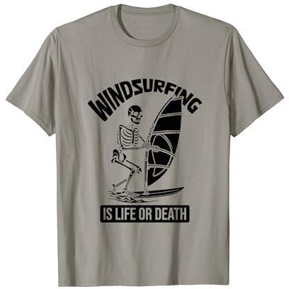 Windsurfen Skelett Surfbrett - Windsurf Windsurfer T-Shirt