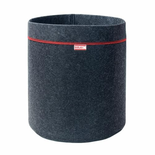 BARLAS 20 l. - 5er Set. Hochwertige Pflanzentöpfe Vliesstoff, 215 g/m².