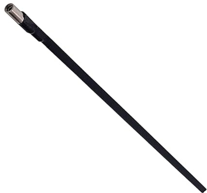 Schwarzer Gitarren Halsstab aus Stahl, 380mm, Doppelt Verstellbar | Reparaturen und Gitarrenbau, Zweiwege Ausführung, Gh152 Modell, Präzise Halsjustierung, Schwarz