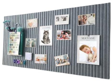 Yuragim Filz Pinnwand, 60 x 40cm Große Korktafel Nach, Dekorative Pinnwand aus Filz, 9mm Dicke, Faltbare Fototafel, Memoboard Vision Board Wanddekoration für Zuhause, Büro, Schule, Kinderzimmer