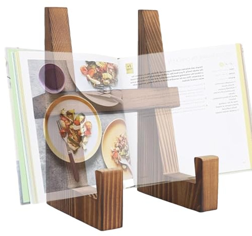 Kochbuchhalter, Buchständer Aus, Kochbuchständer, Buchhalter Rezepthalter, Küche Rezepthalter Kochbuchständer Für Küche i-pad Tablet Ständer Vintage Deko