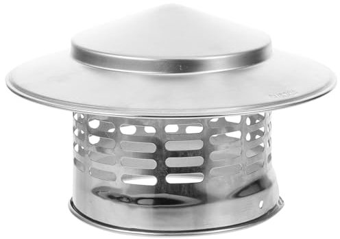 MQXDNFDC Kit de revestimiento de chimenea de acero inoxidable, tapas de chimenea para chimenea exterior, tapa de chimenea de acero inoxidable, tapa de chimenea de acero inoxidable, tapa de chimenea de