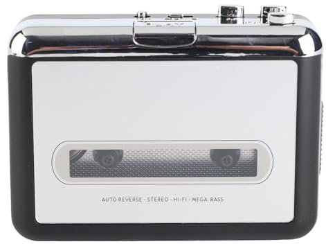 Compact USB Cassette Player e Converter, Registratore di Nastro in MP3 Facile da Usare con Output per le Cuffie, Ideale per gli Appassionati di Musica e i Collezionisti di Cassette