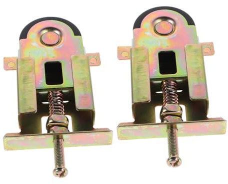 SKISUNO 2pièces Roulettes De Porte Coulissante à Roulements à Billes Pour Portes Miroirs Bois Et Métal Remplacement Facile Et Compatible Avec Divers Cadres