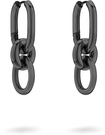 LIEBESKIND BERLIN Damen Schmuck Organic Knot – Kette, Armband und Creolen aus Edelstahl in verschiedenen Farben - zeitlos, modern & alltagstauglich