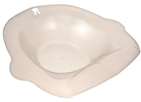 LALADEFIEE Sitzbadewanne für Toilette Tragbares Sitzbad mit Ergonomischer Form Belastbare Hygienehilfe für Schwangere und Postpartale Pflege Kompatibel mit Standardtoiletten Linderung