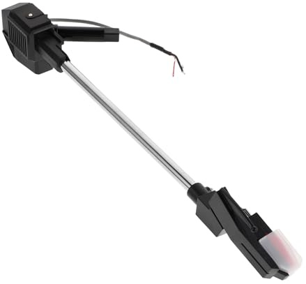 DECORNIJIA Brazo Fonocaptor de Repuesto para Tocadiscos Antiguos Accesorio para Fonógrafo Kit Ensamblaje Aguja Compatible Discos de Vinilo Diseño Negro Clásico Reparación de Tocadiscos