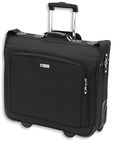 London Fog Buckingham 44 Wheeled Garment Bag, Black, 44-Inch, Buckingham 44-inch Wheeled Garment Bag
