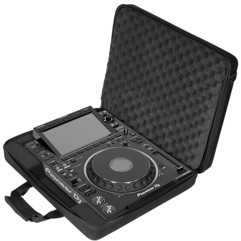 UDG Creator Hardcase Pioneer DJ CDJ-3000/DJM-900NXS2, Schwarz (U8489BL) | Formgepresste EVA-Schale; präzise geschnittener Schaumeinsatz; wasserabweisendes Nylon; tourgerecht