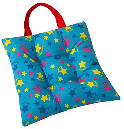 Moda lindo caramelo colores niños asiento cojín comedor jardín jardín niños silla cojines 27x27cm