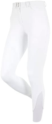 LeMieux Drytex Full Seat Waterproof Breeches for Women - Equestrian Pants for Horseback Riding - Ladies’ Jodhpur Riding Pants (White/US8)