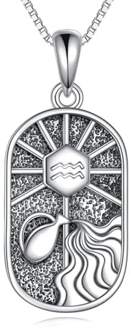 YAFEINI Sternzeichen Kette für Damen 925 Sterling Silber Konstellation Anhänger Halskette Astrologie Horoskop Sternzeichen Schmuck Geschenk