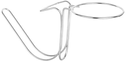 Gralara Porta-Secchiello per Il Ghiaccio da Tavolo Porta-frigo per Telaio Robusto Porta-Secchiello per Vino Porta-barile per Barbecue all'aperto per, Argento 43.5x18 cm