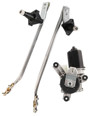 JAVOUKA 602-203AS Windshield Wiper Motor and Linkage Assembly, For Chevrolet For Chevy C1500/C2500/C35/C3500HD/Blazer/Suburban/Tahoe/Kodiak 1988-2002, For GMC K3500/C6000/C7000/C3500HD/C1500 1988-2002