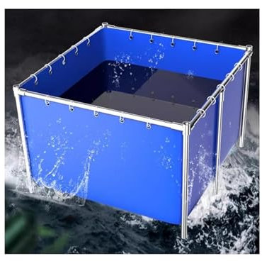 Piscine Hors Sol, Bâche D'étang À Poissons en Toile Extérieure Épaissir Les Produits Aquatiques Élevage Grande Piscine Matériau PVC Piscine(10x3x0.9M)