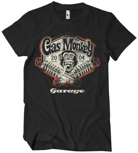 Gas Monkey Garage Offizielles Lizenzprodukt Spring Coils Herren-T-Shirt
