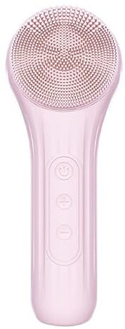 Sonic Wasserdichte Gesichtsreinigungsbürste für Männer und Frauen, Wiederaufladbare Peeling Elektrische Gesichtsreinigungsbürste (Rosa)