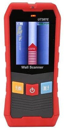 Pinpointer Metal Detector Rilevatore di cavi per rilevatori di barre di acciaio/tubi di rame/cavi/metalli in legno con scanner da parete in soffitti e pavimenti Accessori del rilevatore(UT387E)