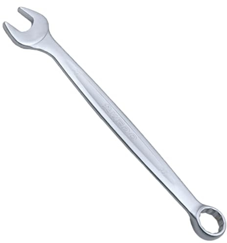 WEDO Llave combinada, llave combinada, diseño de 12 puntos, tamaño 8 mm, longitud 139 mm, acero al carbono, resistente a la corrosión, forjado de una sola vez, superficie lisa pulida