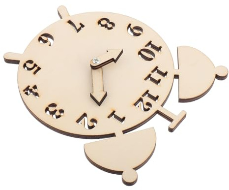 Warmhm Montessori Holzspielzeug Uhr Für Junge Mädchen Pädagogische Lernuhr Für Vorschulkinder Mathematik Und Zeitverständnis Im Klassenzimmer Oder Homeschooling