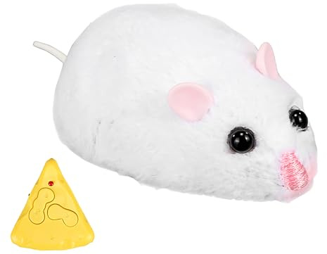 Wpsagek Katzenspielzeug mit Fernbedienung | Indoor Cat Remote Control Mäuse Tier Spielzeug | Kleine Mittlere Große Rassen Haustiere Jagdbegleiter für Hof, Wohnzimmer, Hinterhof