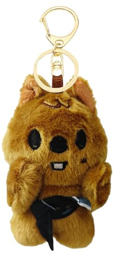 Stray Kids plyschdockor nyckelring 10 cm magnetisk Sk-Zoo plysch nyckelring gosedjur väskhänge nyckelring härlig plysch ryggsäck hänge söt hänge för fans