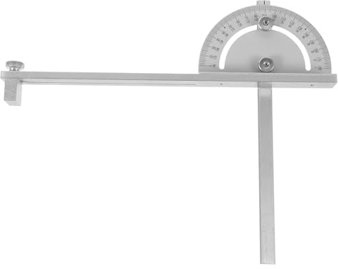 KICHOUSE Table Saw Fence System Miter Gauge Angle with Extended Positioning Fixture for Accurate Cutting Lightweight Portable Woodworking Accessory for Home Use