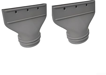 snowchecking 2pcs Window Exhaust Port, Window Vent For Air Conditioner Exhaust Hose Adapter Flat Connector For 130Mm 150Mm Diameter AC Vent Pipe(2pcs)