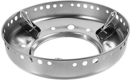 LOORGVEL Energiesparende mit Feuerhaube Funktion Gasherd Edelstahl Windschutz Windschutzscheibe und Einlagig für Kochfeld und Topf im Haushalt und Restaurant