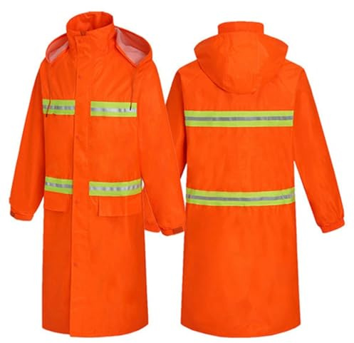 Manteau de travail fluorescent, vêtements de travail haute visibilité, capuche dissimulée, à capuche, haute visibilité, C, 3XL