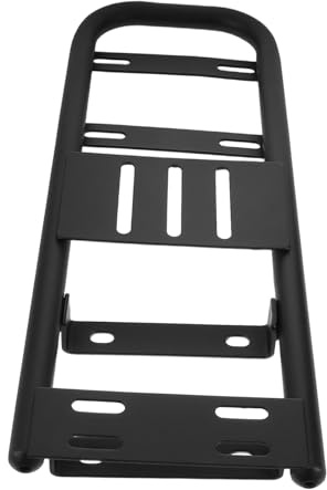 VALICLUD Electric Bike Rear Rack and Motorcycle Cargo Carrier Frame, Universal Iron Rear Storage Rack Attachment for Touring, Daily Transport and Travel