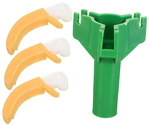 UKCOCO Accessoires pour Cueilleur De Fruits avec Griffes Caoutchouc Outil De Cueillette pour Pommes Pêches Agrumes Compatible avec Perche Cueillir Fruits Facile à Installer pour Vergers