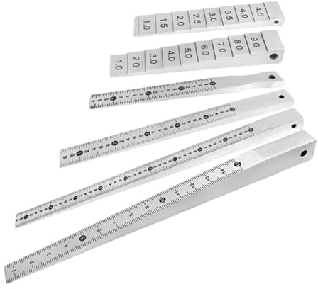 CashMuch Calibro conico per saldatura a cuneo, 0,2-4 mm 0,5-10 mm 1-10 mm, acciaio al carbonio cromato per edilizia e automotive