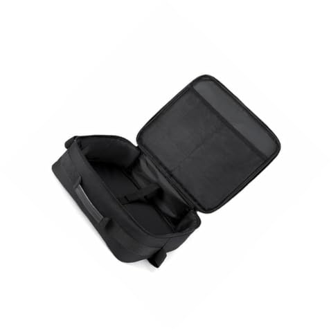 IOIUSKKU Projektorväska Premium Polyester Robust Organizerväska Med Stor Kapacitet Och Justerbar Axelrem Bärbar Förvaringsväska Reseväska Flera Fickor Svart